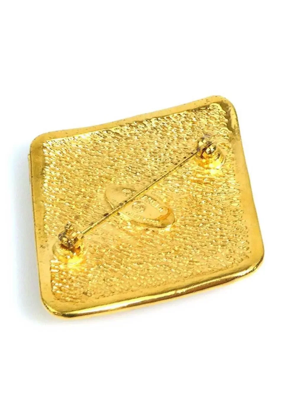 Auth Chanel Cc Logo Brooch Gold Metal - #300089C32B